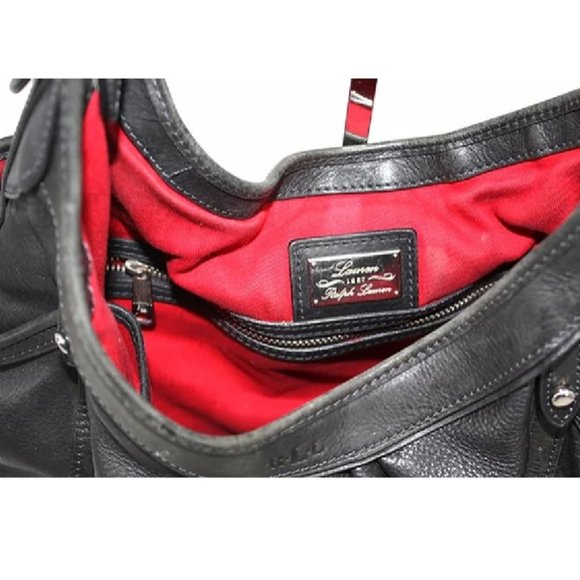 Ralph Lauren Bags Black Leather Shoulder Bag Poshmark